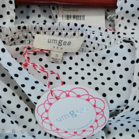 NEW!Umgee 6 polka dot skirt & top set - Picture 13 of 14